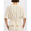 Selected Femme SLFMATILDA SS PLEATED TOP B Birch