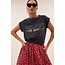 BY BAR thelma nights top jet black