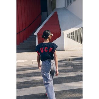 BY BAR mason lucky curve top midnight