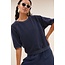 BY BAR neva slub top evening blue
