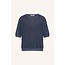 BY BAR neva slub top evening blue
