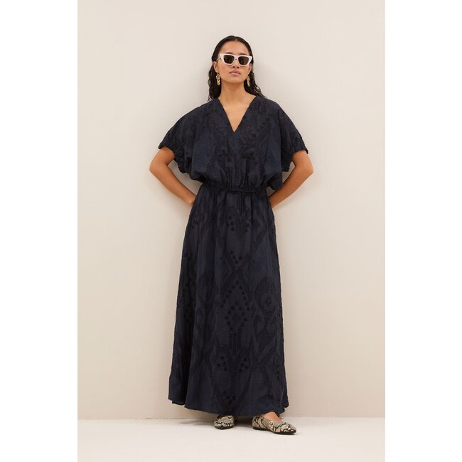BY BAR mabel mist blouse midnight