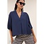 BY BAR owen viscose blouse winter blue