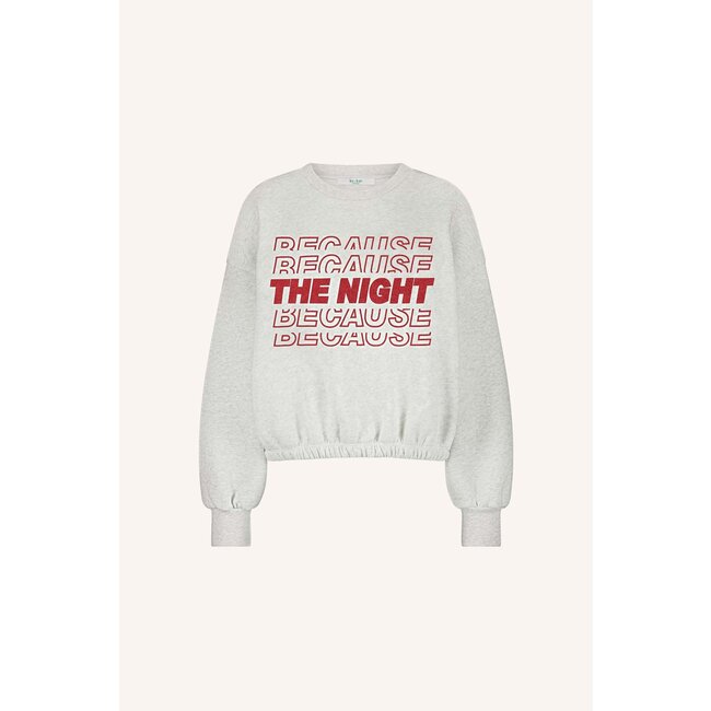 BY BAR bodil nights sweater light grey melee