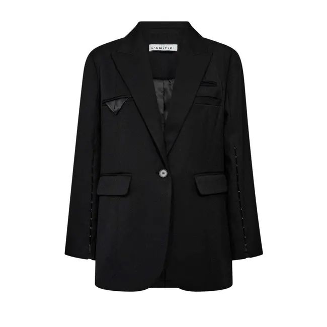 HAUTE L'AMITIÉ Premiere Hook Blazer Black