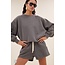 BY BAR bibi natural sweater concrete