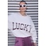 BY BAR bibi patchwork sweater oyster melee
