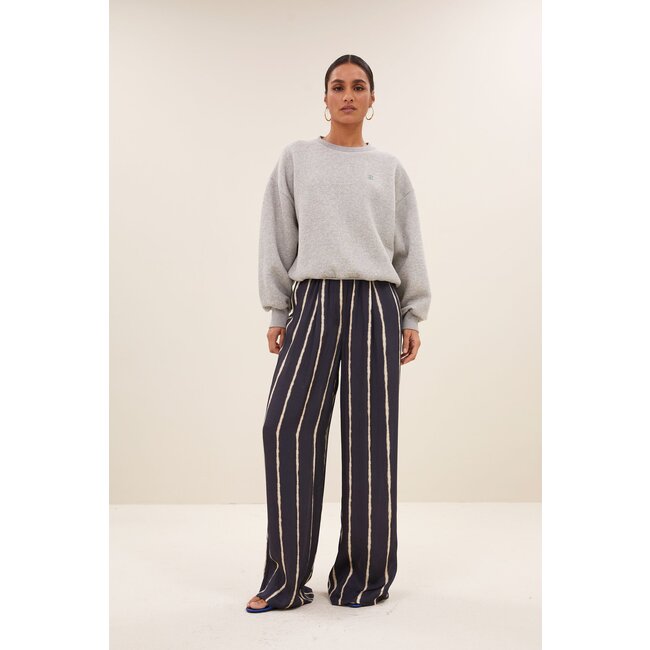 BY BAR bibi lucky curve sweater grey melee