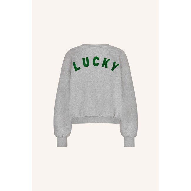 BY BAR bibi lucky curve sweater grey melee