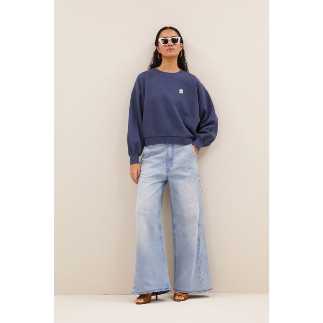 BY BAR bibi lucky curve sweater winter blue