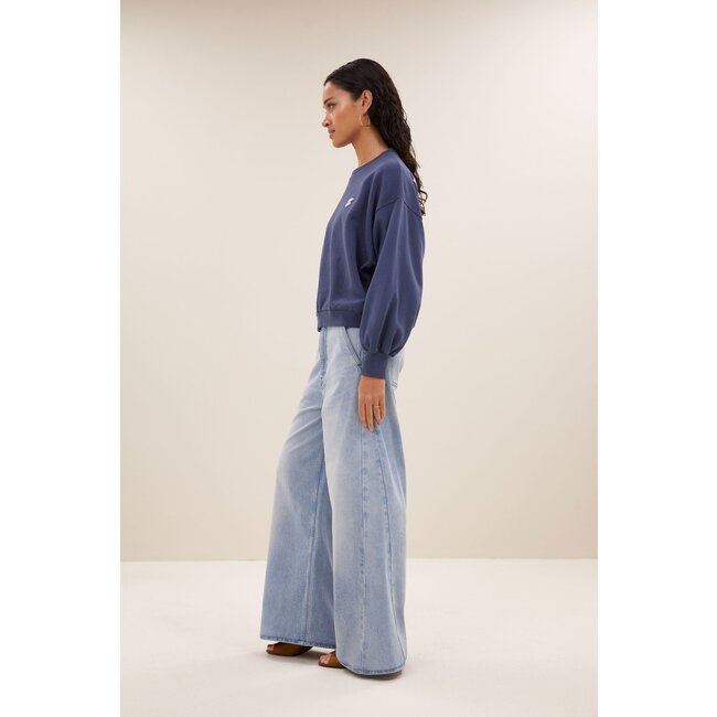 BY BAR bibi lucky curve sweater winter blue