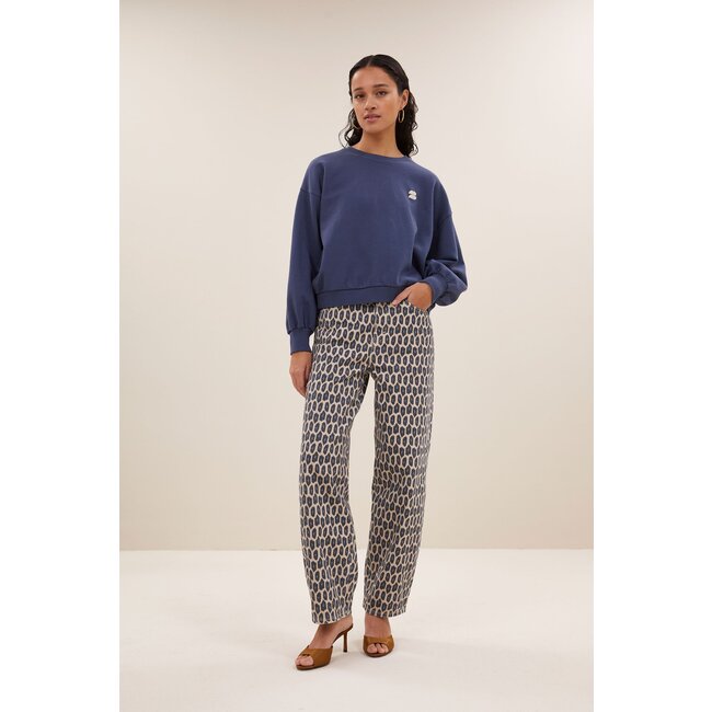 BY BAR bibi lucky curve sweater winter blue