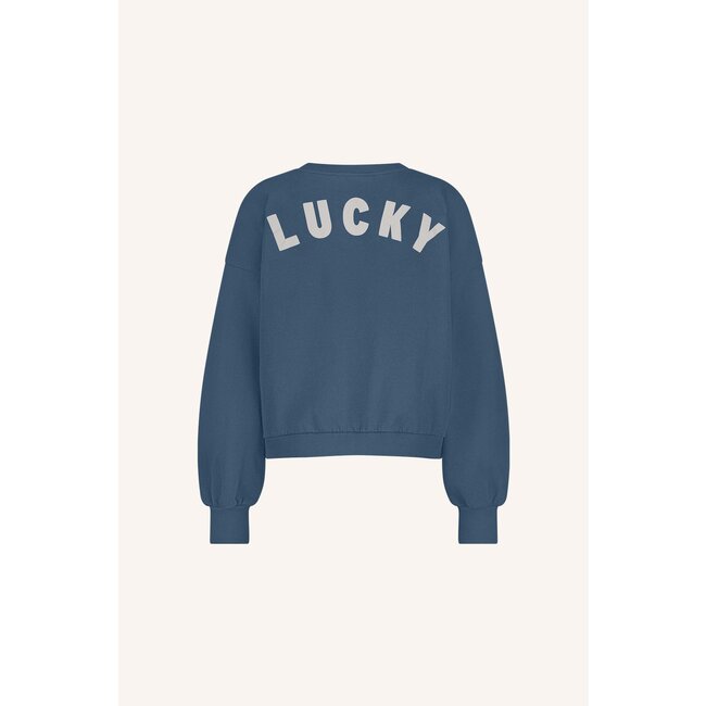 BY BAR bibi lucky curve sweater winter blue