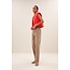 BY BAR wolly red gilet poppy red