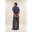 BY BAR karly tie dye stripe blouse blue tie dye stripe