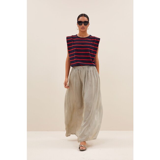 BY BAR Diede heavy flames stripes top french strip