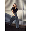 HAUTE L'AMITIÉ Flip Waist Pocket Tall Jeans Black Black