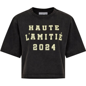 HAUTE L'AMITIÉ Intro Acid Logo Tee BLack