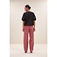 BY BAR lew red cheetah pants red cheetah print