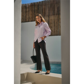 Studio Anneloes FLAIR BONDED TROUSERS ESPRESSO