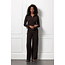 Studio Anneloes LEXIE BONDED TROUSERS ESPRESSO