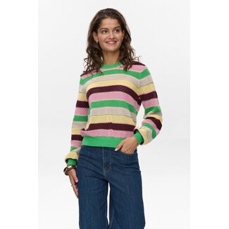 Nümph NUMIVA LS PULLOVER Poison green