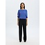 Selected Femme SLFTENNY 3/4 SWEAT TOP NOOS Dazzling Blue