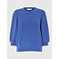Selected Femme SLFTENNY 3/4 SWEAT TOP NOOS Dazzling Blue