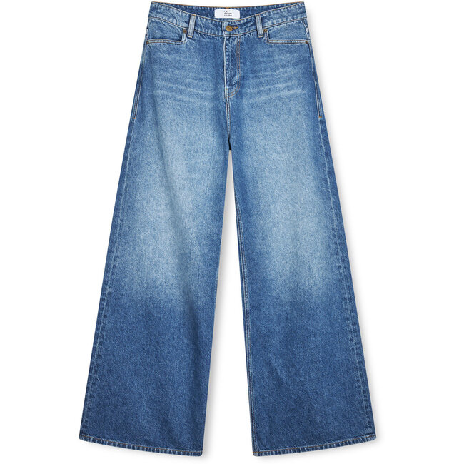 R.A Denim Studio D4 Twist Barrel Mid Blue