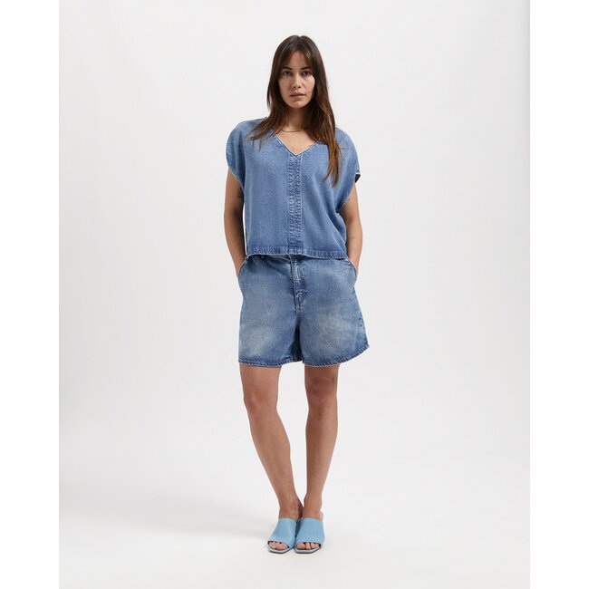 Kuyichi Emily Top Beaumont blue