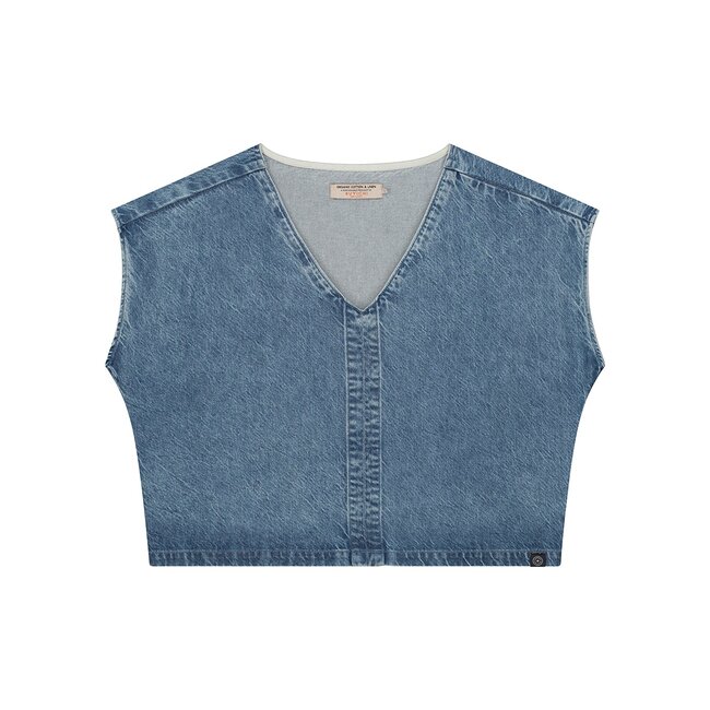 Kuyichi Emily Top Beaumont blue