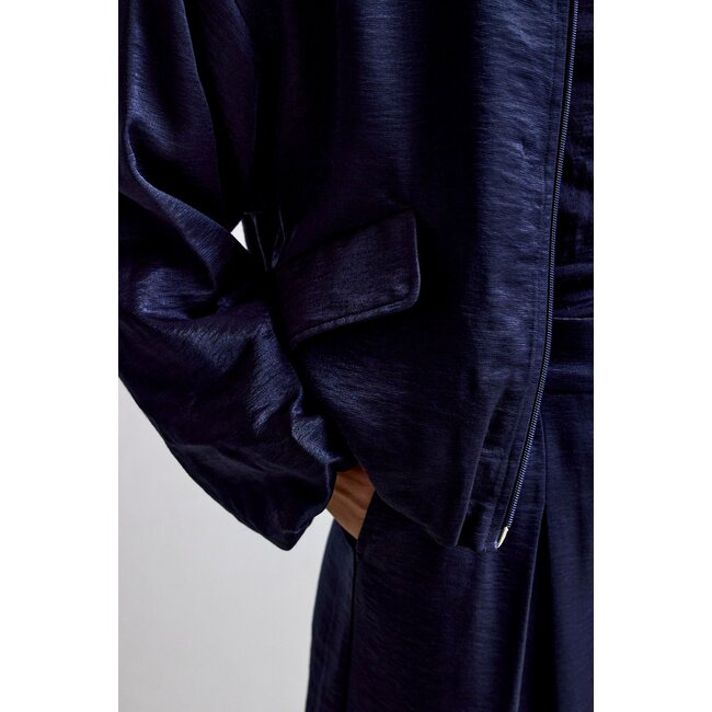 Femmes du Sud Lacy Satin Navy