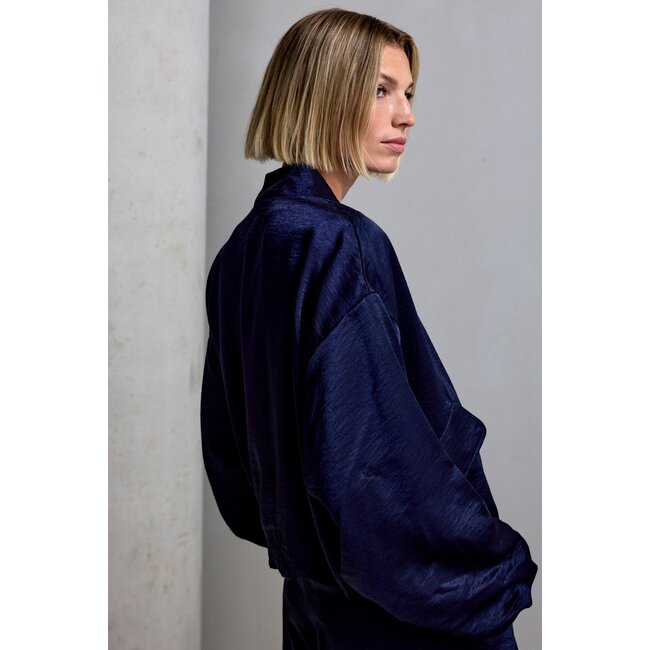 Femmes du Sud Lacy Satin Navy