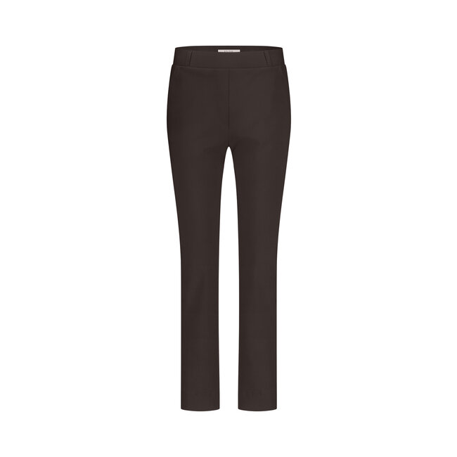 Studio Anneloes ANNE BONDED TROUSERS - ESPRESSO