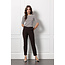 Studio Anneloes ANNE BONDED TROUSERS - ESPRESSO