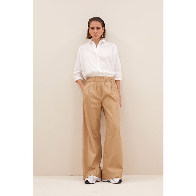 BY BAR benji poplin pants camel