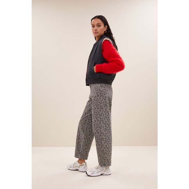 BY BAR aleksi sleeveless jacket charcoal