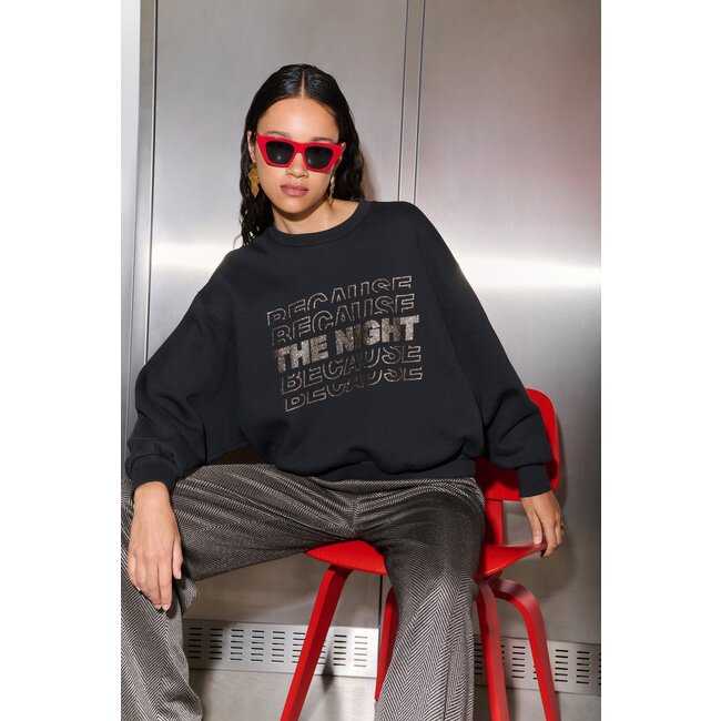 BY BAR bibi nights sweater jet black