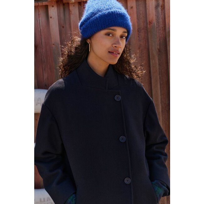 BY BAR logo beanie queens blue