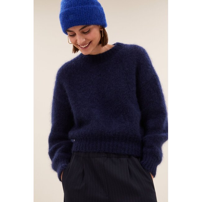 BY BAR logo beanie queens blue