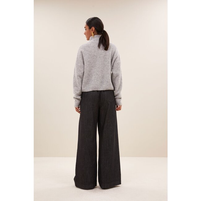 BY BAR vinn pullover light grey melee