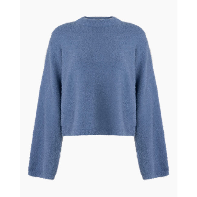Another Label ALAmaya knitted pull l/s Blue heaven