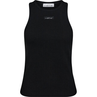HAUTE L'AMITIÉ Rib badge tank