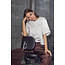 HAUTE L'AMITIÉ L'AMITIE SS Application Sweat Light Grey Melange