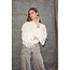 HAUTE L'AMITIÉ Fringe Shirt Off-White