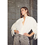 HAUTE L'AMITIÉ Fringe Shirt Off-White