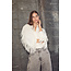 HAUTE L'AMITIÉ Fringe Shirt Off-White