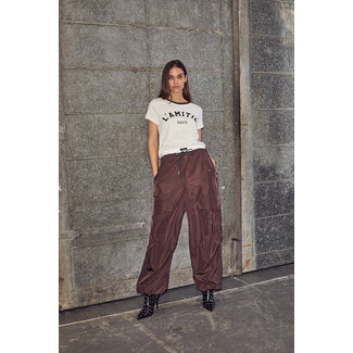 HAUTE L'AMITIÉ Cargo Pull On Tall Trouser Mocca