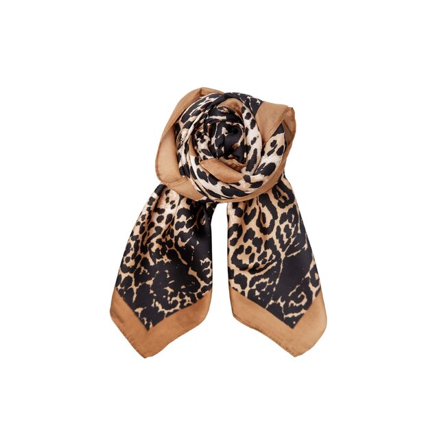 Black Colour Bcrani leo mini scarf