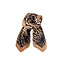 Black Colour Bcrani leo mini scarf